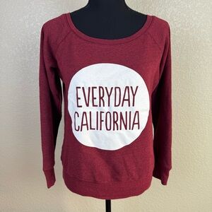 Everyday California Burgundy Sweatshirt‎